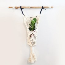 HAGT 마크라메 행잉 화분걸이 DIY키트 카페 거실 인테리어, 세트1