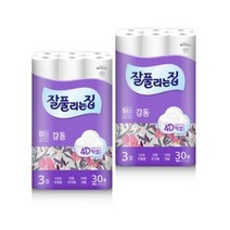 잘풀리는집 감동 롤화장지 25m, 60롤, 12팩