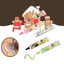 펜촉이 얇은 데코펜 초코펜 5종 홈 베이킹 쿠키 케익 글씨 패턴 문양 꾸미기, 핑크