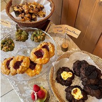 마론아트 스모어 수제 쿠키 결혼식 답례품 오레오크림, 발로나라즈베리, 본상품선택