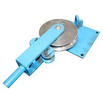 쇠 파이프 밴딩기 철근 굴곡기 수동 절곡기 환봉, 33원형튜브 단일슬롯휠180MM 벽 두께1.8