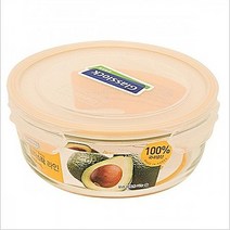 글라스락 라인 원형 유리 밀폐용기 2050ml, ♤상품선택♠