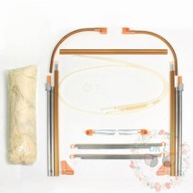 옥이드림 레일형 침대 모기장 퀸침대모기장 레이스모기장 침대캐노피