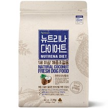 뉴트리나 어덜트 곡물 다이어트 애견사료, 닭, 2.1kg, 1개