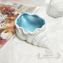 진열 장식품 소라 영생화 DI Y 재료 꾸러미 화기 탁상 수반 지중해풍 스승의날 예 박스 1710690479, 작은바다 나사전조기 13 *7*6cm