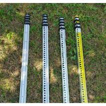 스타프 길이 측정 도구 미터기 레벨 측량 장비 3m 5m, 초보자용 3미터 두께