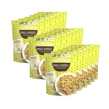 Miracle Noodle Ready to Eat Pad Thai Meal Shirataki Noodles 미라클 누들 즉석 팟타이 식사 시라타키 국수 6개입 9.9oz 281g, 3팩