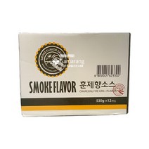 이슬나라 훈제향소스, 12개, 530g