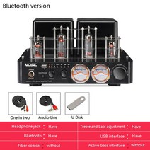 진공관앰프 PM50 결합 튜브 전력 증폭기 Bluetooth 연결 상단 HIF 6F1*2 및 6U1*2 통합, 03 Bluetooth version_02 230V