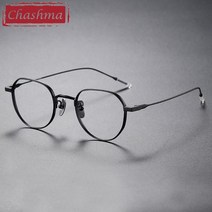 연예인 반무테 금테 반뿔테 성시경 하정우 안경테 순수 티타늄 초경량 레트로 남녀 공용 누진 렌즈 고
