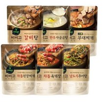 비비고 프리미엄 즉석국 즉석탕 6종(갈비탕400g + 차돌된장찌개460g + 차돌육개장500g + 추어탕460g + 스팸부대찌개460g + 한우사골곰탕500g), 2세트