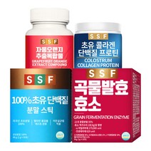 순수식품 자몽오렌지추출복합물 60정 2개 외 효소/초유단백질/단백질프로틴, 곡물 발효 효소 3g x 30포 X 2