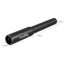 유튜브스튜디오 촬영장비 키트 세트 조명 카메라 마이크 방송 장비 smallrig dslr 카메라 레일 로드 12mm 15mm 로드 클램프 어댑터 블랙 알루미늄 합금 로드 3681, 12  15 어댑터, 01 Rod Clamp Adapter