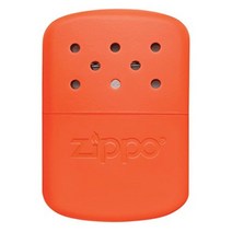 ZIPPO 지포 휴대용 충전식 손난로 재활용핫팩 주머니 충전식 난로, 열두 시간 + 오렌지개