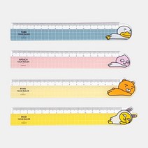 카카오프렌즈 방안자 15cm 캐릭터자 랜덤발송[낭만문구소], 단품