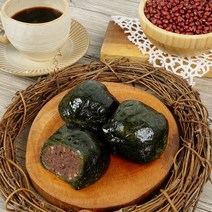 수성시루 제주밥알쑥떡 개별포장 13개입, 콩가루(200g) 추가함