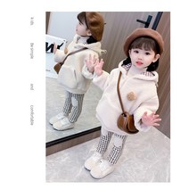 아짱 키즈여아 상하세트 바지 팬츠 유아 상하복 투피스 세트 가을 겨울 북유럽 나들이룩 체크레깅뽀글상하세트