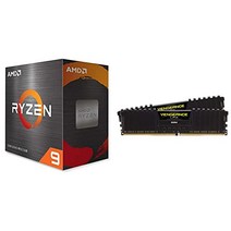 [세트 구매] AMD Ryzen 9 5900X without cooler 3.7GHz 12코어 24스레드 70MB 105W[국내 정규 대리점품]