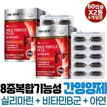 식약처인증 간건강 밀크시슬 눈건강 비타민 아연 보충