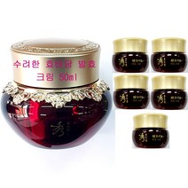 수려한 효비담 발효 크림 50ml + 10ml X 5개, 크림(50ml+10ml X 5개)-1개