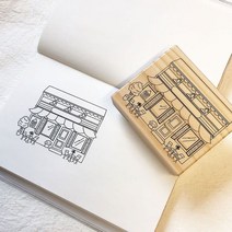 [천삼백케이] [스탬프마마] 마이 샵(My Shop) 라이트(우드)스탬프, 단품