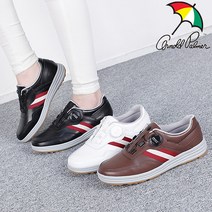 아놀드파마 국산 수제 천연 가죽 골프화 다이얼 골프 스니커즈 운동화 클래식 캐주얼 신발 패션 스파이크리스 남성 여성