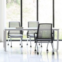 수퍼니처 UL 유라인 회의용테이블 W1800, 다크그레이