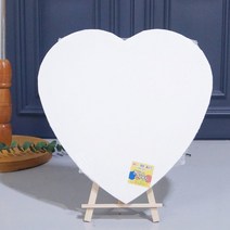 키득키득 캔버스천액자 하트[40cm]
