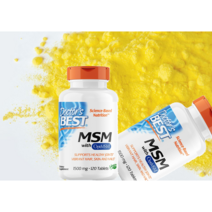 닥터스 베스트 엠에스엠 MSM 옵티 MSM 1500 mg 120 타블렛, 6개, 120정