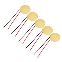 uxcell 피에조 디스크 황동 20mm 피에조 픽업 플레이트 직경 피에조 센서 타우치 센서 부저 5개입