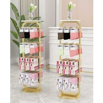 양말진열대 액세서리 행거 후크 귀걸이 케이스 거치대, 상세 페이지 참고, 골드 스몰  (후크12개)