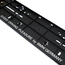카런 BMW 순정형 번호판 플레이트 번호판가드 넘버판 롱타입 비천공겸용, 1개