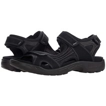 ECCO 에코 Onroads 남자슬리퍼 벨크로샌들 Black