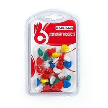 문구존 컬러 하트 압핀 30p세트/사무용 압정 압침/1230889, A형