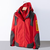 스키복 야상 바람막이 여 춘추 겨울 트리플 탈부착 가모 두꺼운 방풍 방수 코트 스키복 남