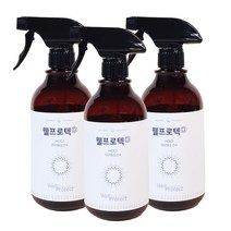 차아염소산수 살균소독제 뿌리는 가정용 스프레이_웰프로텍D_500mL_3개