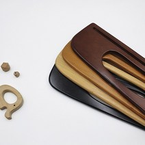 마크라메 가방 재료 부자재 손뜨개 핸들 라운드 스퀘어 4컬러, 브라운
