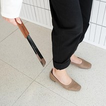 신발장 가게 현관 스텐 구두주걱 신발헤라 고급구두주걱 신발용품 구둣주걱 헤라 구두칼 구두헤라 신발주걱, 1개, 프리미엄(롱)