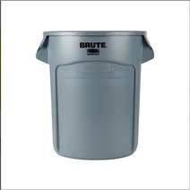 러버메이드 벤티드 브루트 원형 컨테이너 75L 2620 벤티드, 노랑