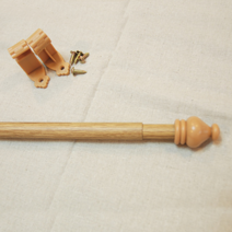 커튼봉 우드색 15파이(지름1.5) 120cm 180cm