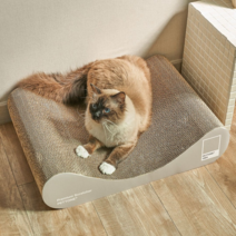 펫톤 고양이 소파 스크래쳐 라이트그레이