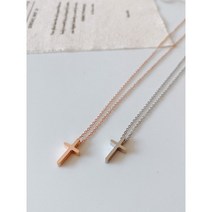 써지컬스틸 미니 십자가 목걸이