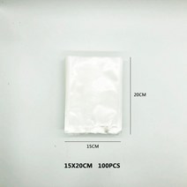 가정용 진공 포장기 기계 motawish vacuum bag for food food, 15x20cm 100개