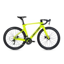 하이브리드자전거 출퇴근 트위터 R10 105 R700022S T800 전체 숨겨진 탄소 바퀴 700C 유압 디스크 브레이크 섬유로드 자전거, YELLOW+50CM-M+Aluminum total w