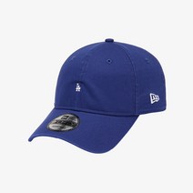 [백화점매장 정품출고] 뉴에라 엠엘비 야구모자 볼캡MLB 마이크로 로고 LA 다저스 언스트럭쳐 볼캡 블루12836214