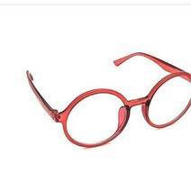 여자안경테 블루라이트 차단 동글디자인 레드포인트 디자인 안경테 동그리안경