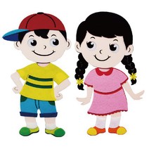 좋은친구들 아이들 펠트 소품 바름이 아름이 완제품 게시판 교실 꾸미기 환경구성, 남아