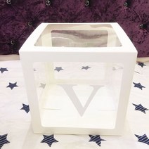 베이비 샤워 장식 상자 풍선 생일 파티 웨딩 소년 소녀, [01] 27cm Box, 35 V_01 27cm Box