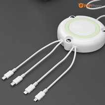 팝폰 4in1 업소용 멀티 빠른 도난방지 충전기 usb 동시충전 케이블 TC49, C타입케이블