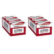 ALTOIDS 알토이즈 스몰 민트 페퍼민트 0.37oz(10.5g) 9개입 2팩 Smalls Peppermint Breath Mints